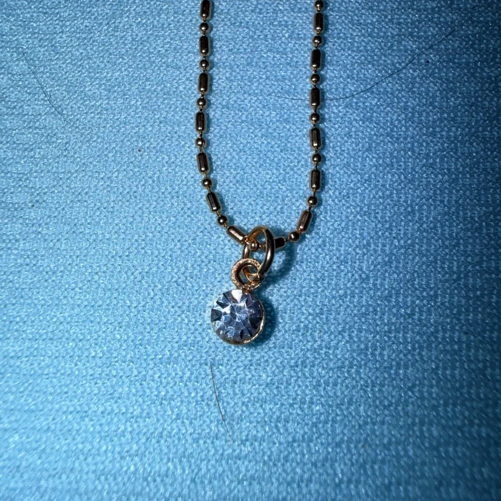 Wild Fable Necklace Set Kids OS Butterfly Heart Pearl Gold Tone 4PC